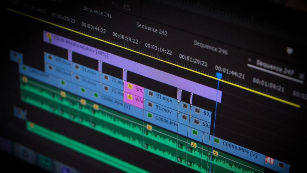 video editing cuts
